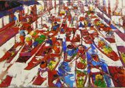 "Floating market" von Nataly Kimmel