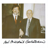 mit Präsident Gorbatschow