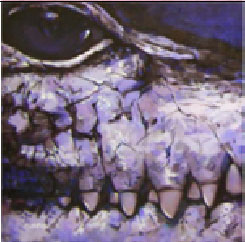 "Croco blue"