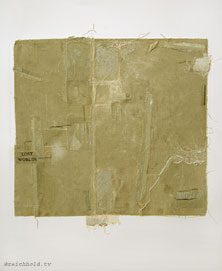 Lost Worlds, 2007; mixed media collage; 22 x 15 inches