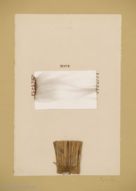 Relinquish, 2003; mixed media collage; 22 x 15 inches