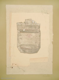 Ultralight, 2003; mixed media collage; 22 x 15 inches